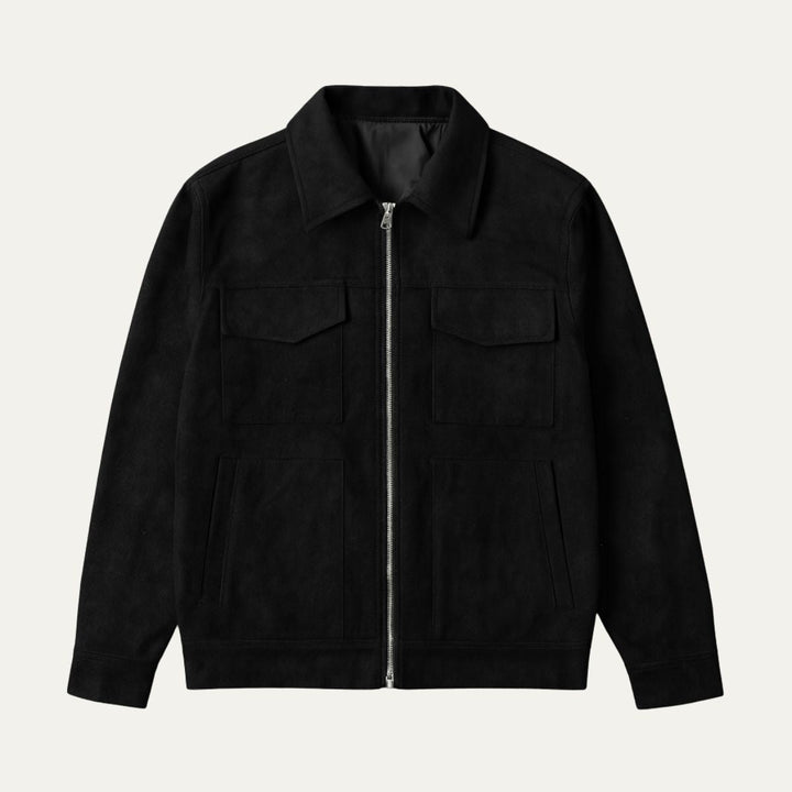 Mens Suede Jacket Modern Fit - BritishMode