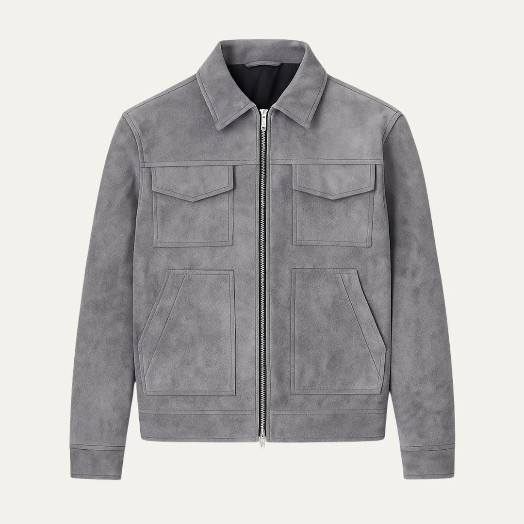 Mens Suede Jacket Modern Fit