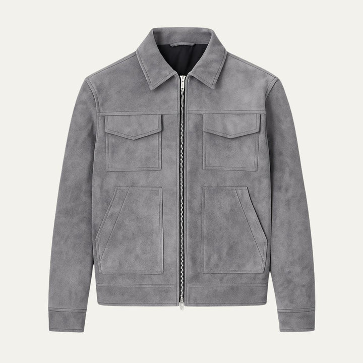 Mens Suede Jacket Modern Fit