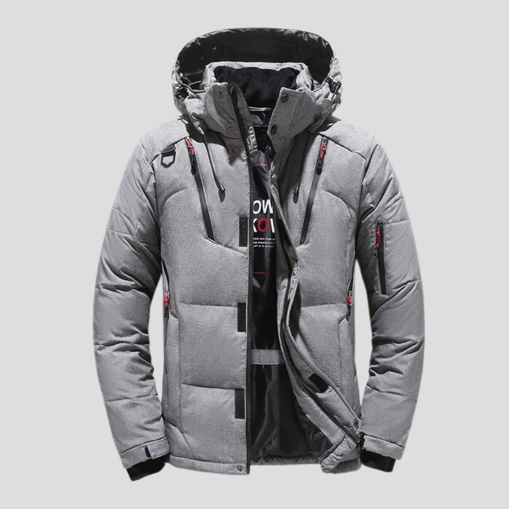 Mens Down Jacket Insulated Lightweight Elegant Fit