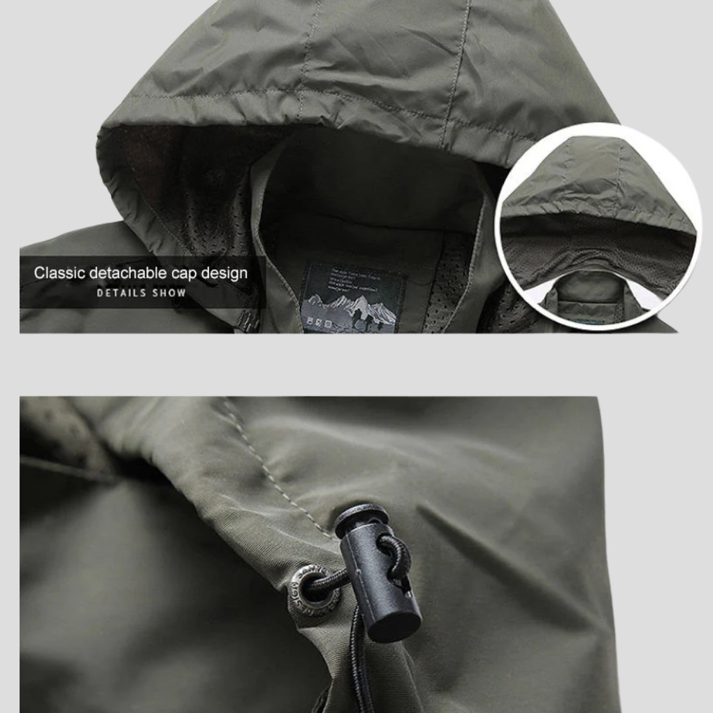 Mens Softshell Jacket Outdoor Features Winter Style