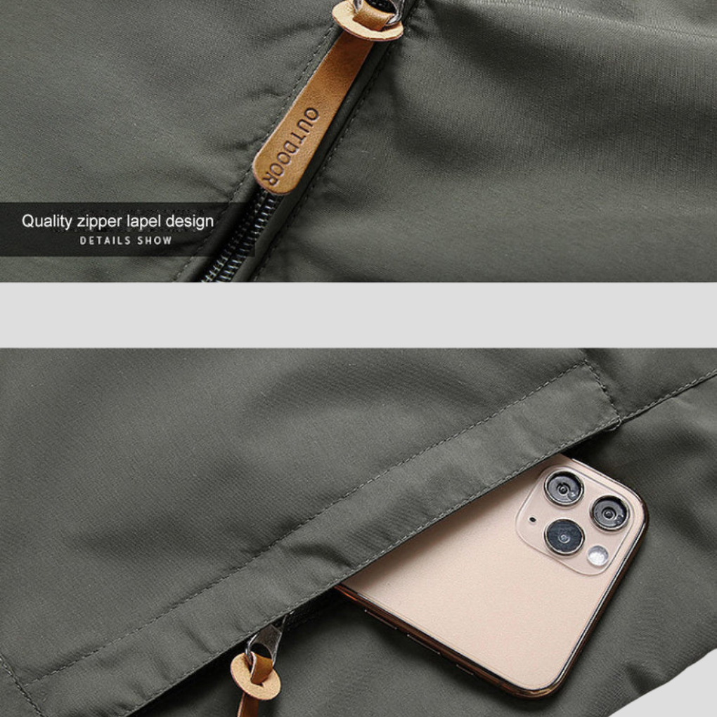 Mens Softshell Jacket Outdoor Features Winter Style