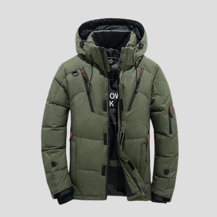 Mens Down Jacket Insulated Lightweight Elegant Fit