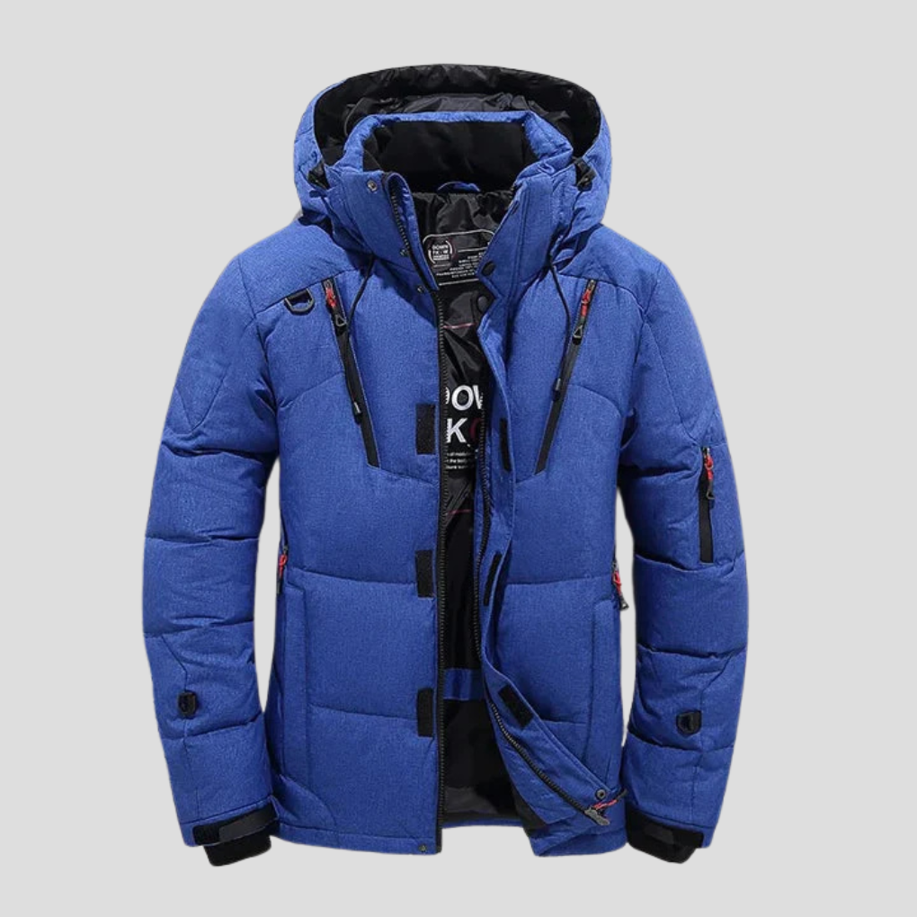 Mens Down Jacket Insulated Lightweight Elegant Fit