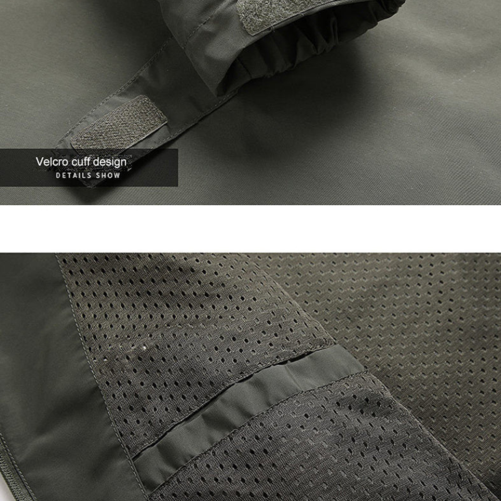 Mens Softshell Jacket Outdoor Features Winter Style