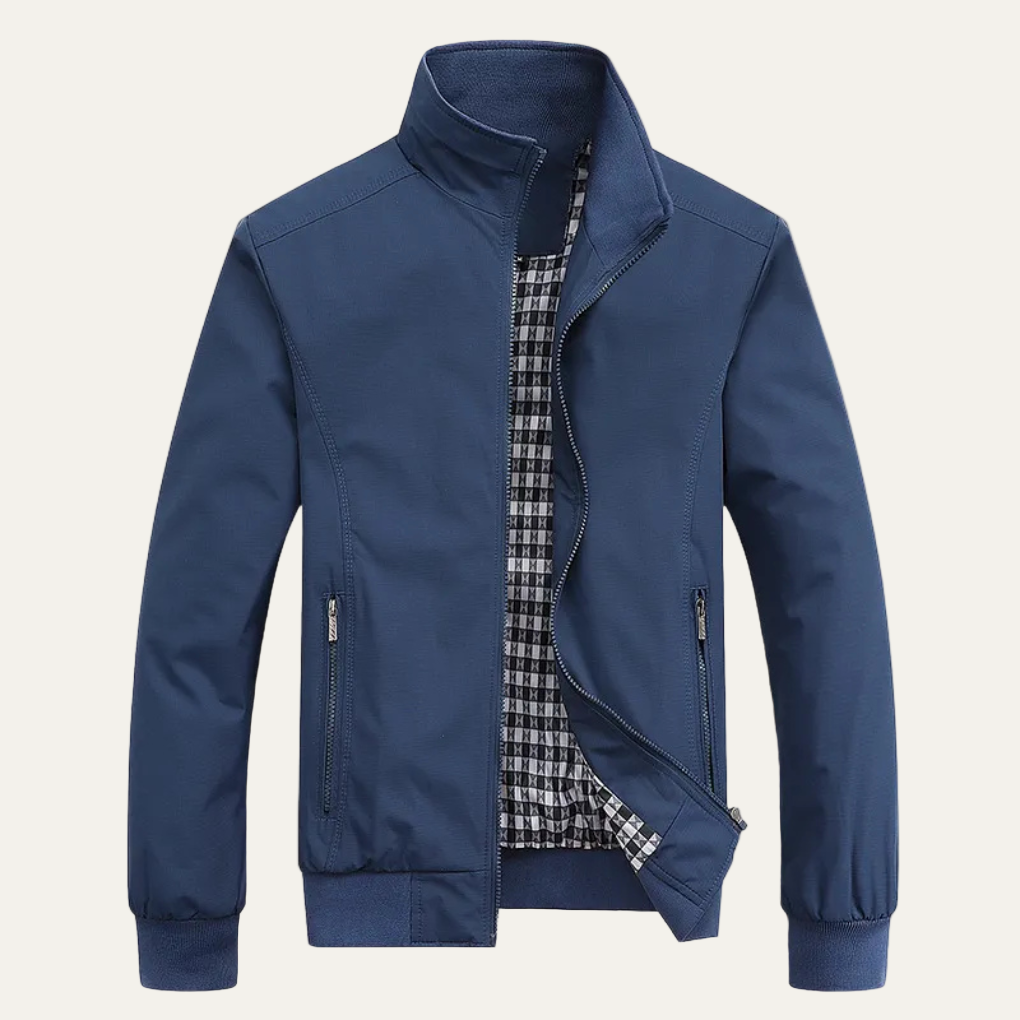 Mens Bomber Jacket Casual Slim Fit