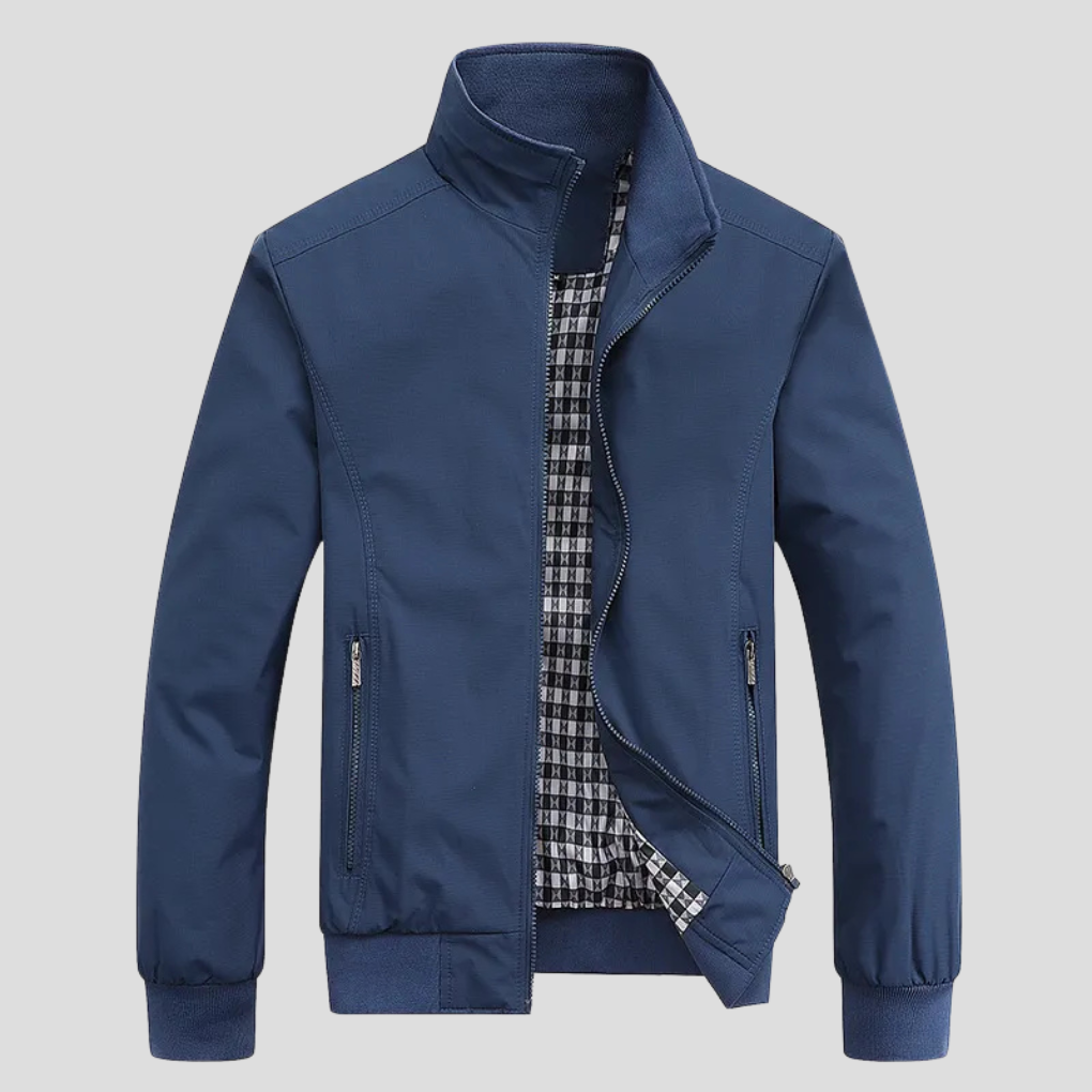 Mens Jacket Wind-Resistant Lightweight Fit