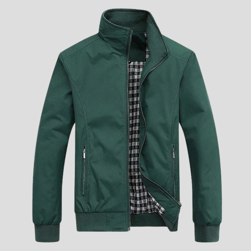 Mens Jacket Wind-Resistant Lightweight Fit