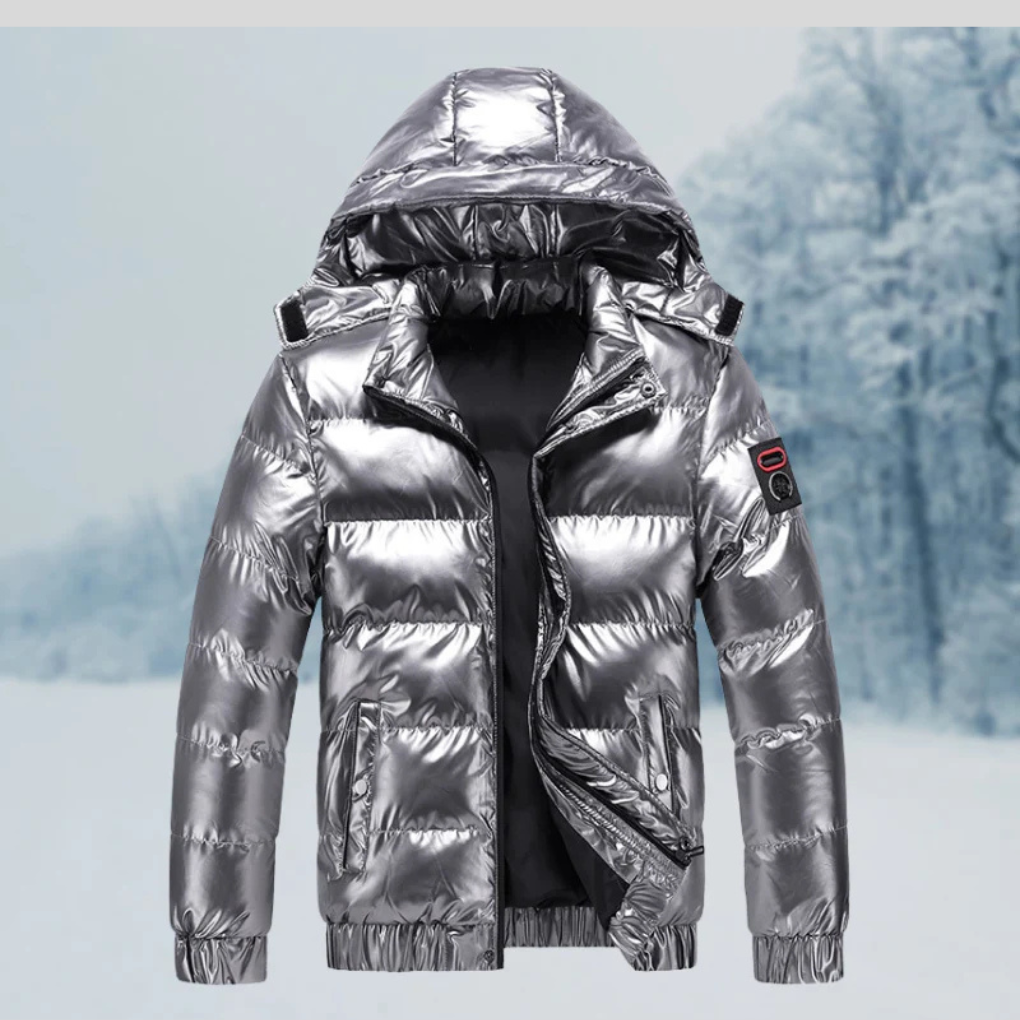 Mens Winter Jacket Weather-Resistant Insulated Fit