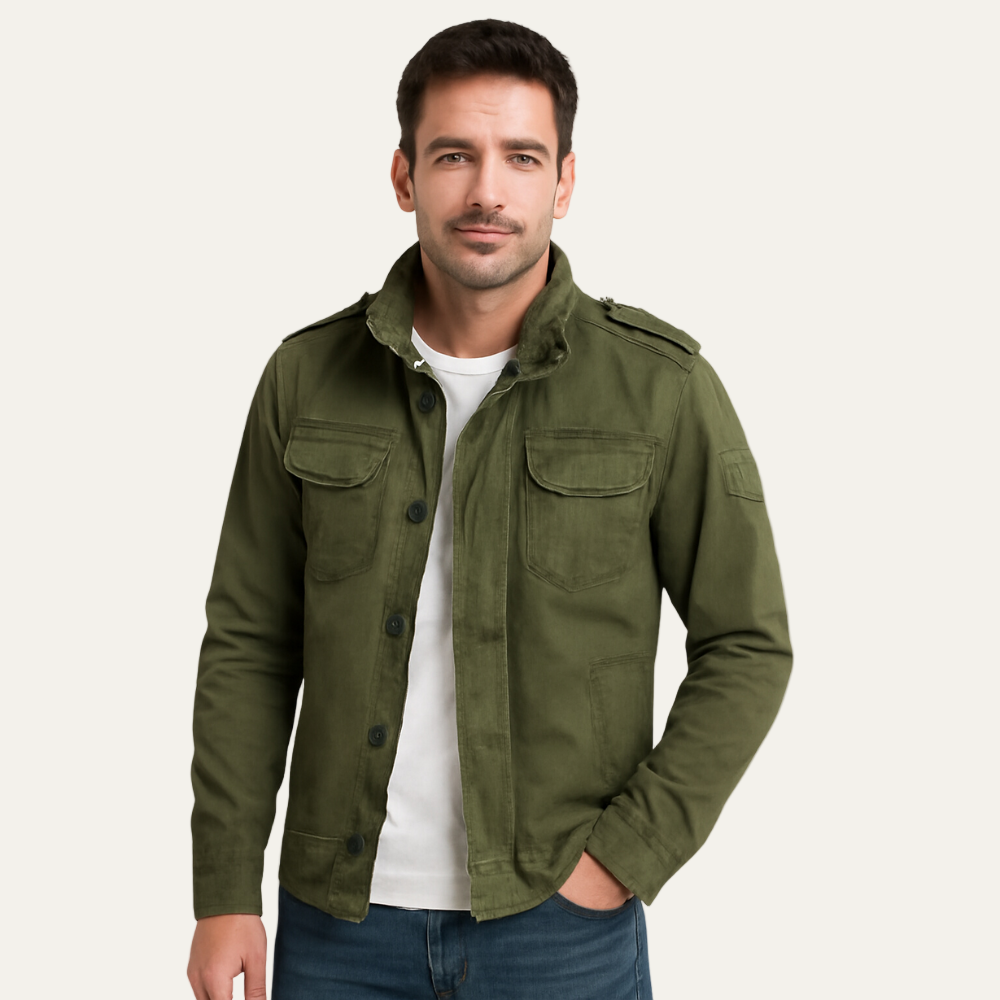 Mens Utility Field Jacket Classic Fit - BritishMode