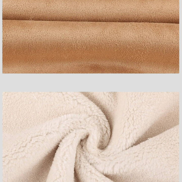 Mens Suede Trucker Jacket with Shearling Lining