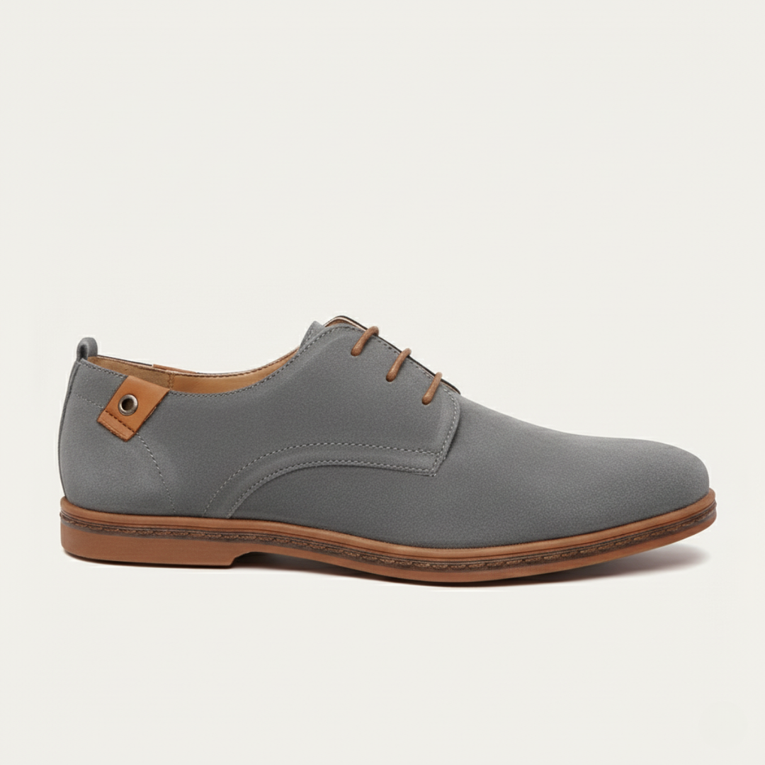 Mens Derby Shoes Suede Classic Style