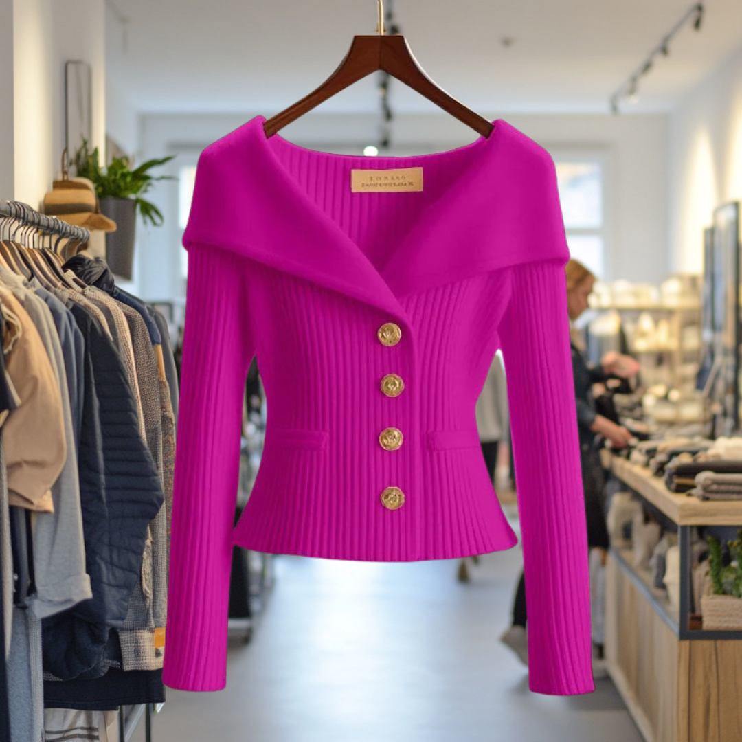 Womens Cardigan Knit Soft Fit