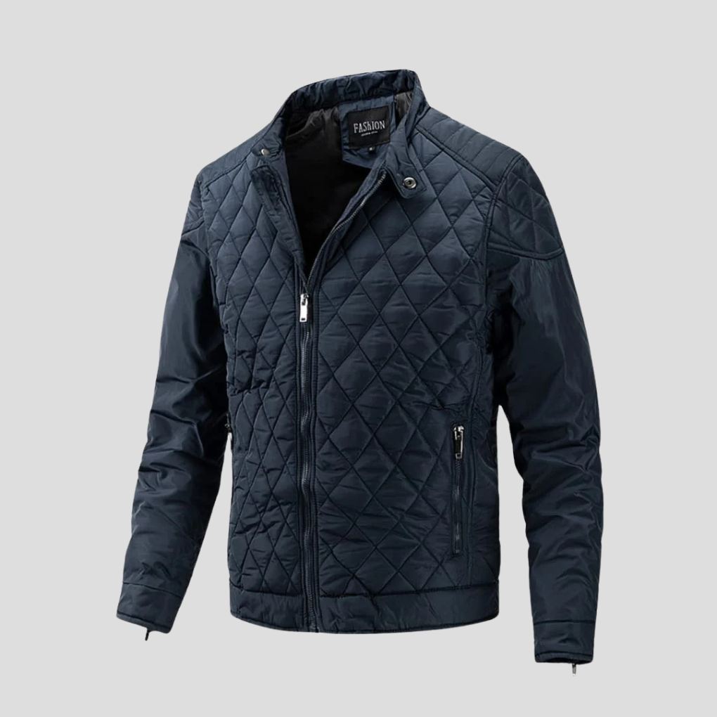 Mens Quilted Jacket Lightweight Transitional Fit