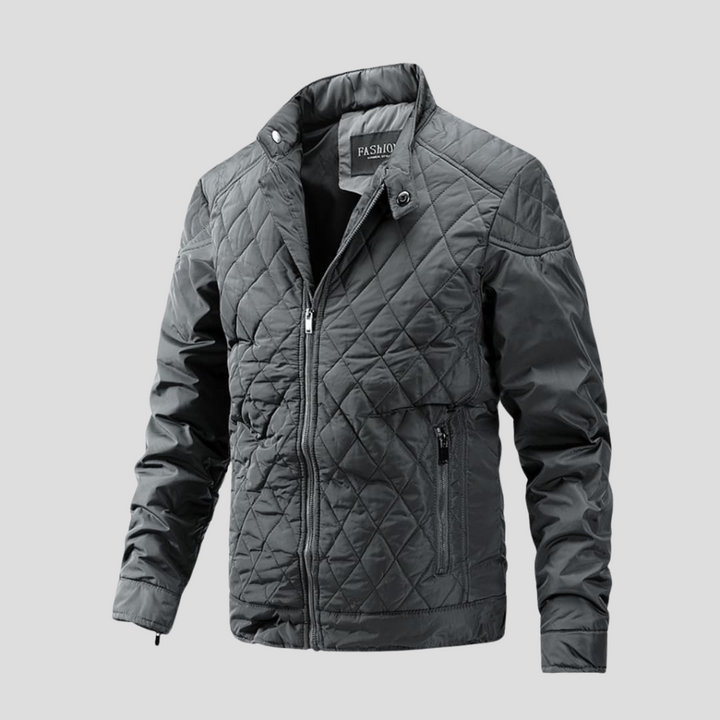 Mens Quilted Jacket Lightweight Transitional Fit