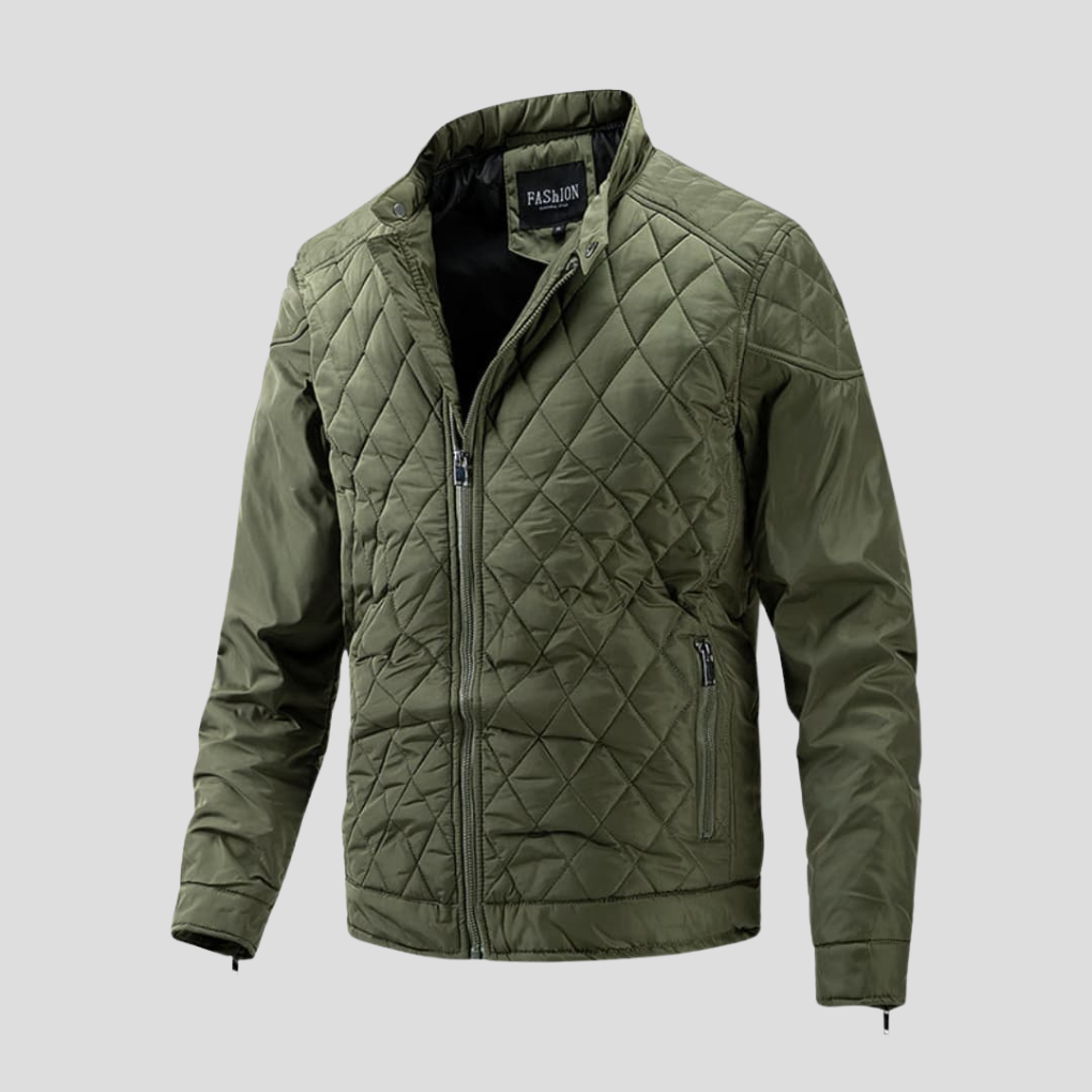 Mens Quilted Jacket Lightweight Transitional Fit
