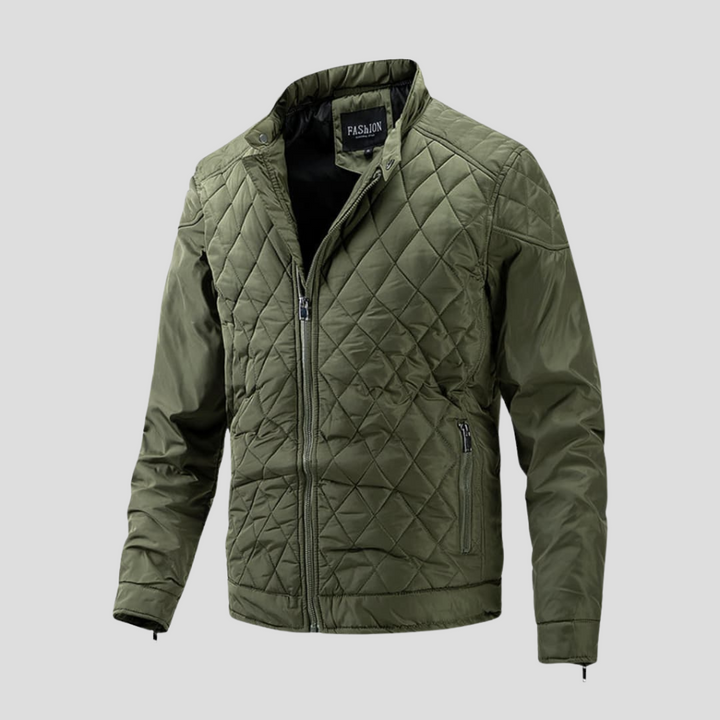 Mens Quilted Jacket Lightweight Transitional Fit