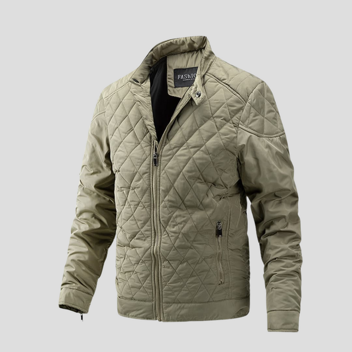 Mens Quilted Jacket Lightweight Transitional Fit