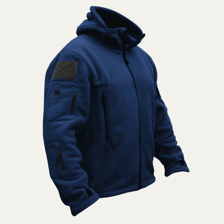 Mens Tactical Jacket Zip-Up Hooded