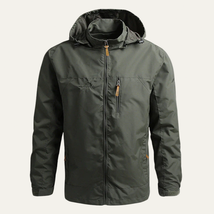 Mens Windbreaker Jacket Waterproof Casual Fit