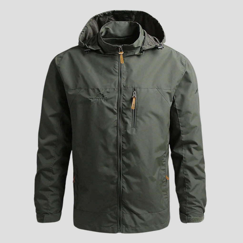 Mens Softshell Jacket Outdoor Features Winter Style