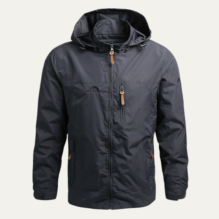 Mens Windbreaker Jacket Waterproof Casual Fit