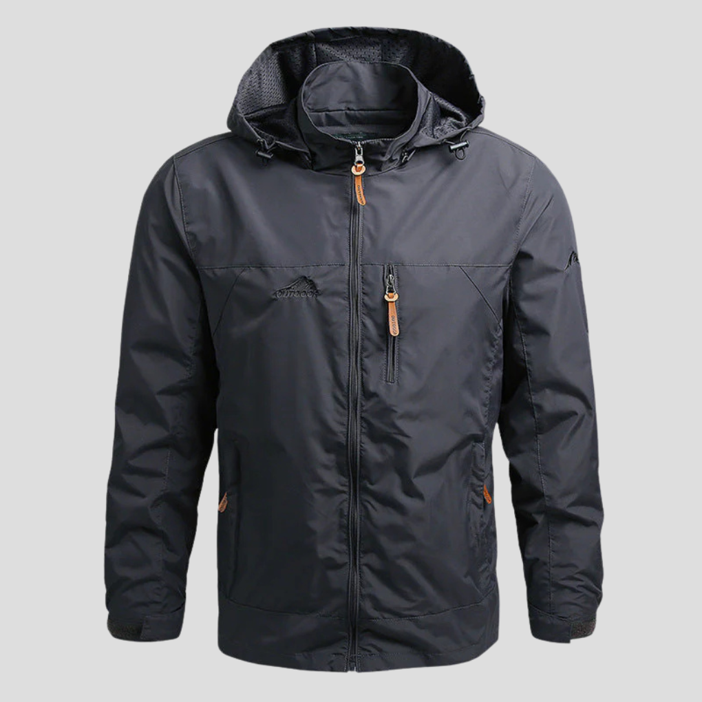 Mens Softshell Jacket Outdoor Features Winter Style