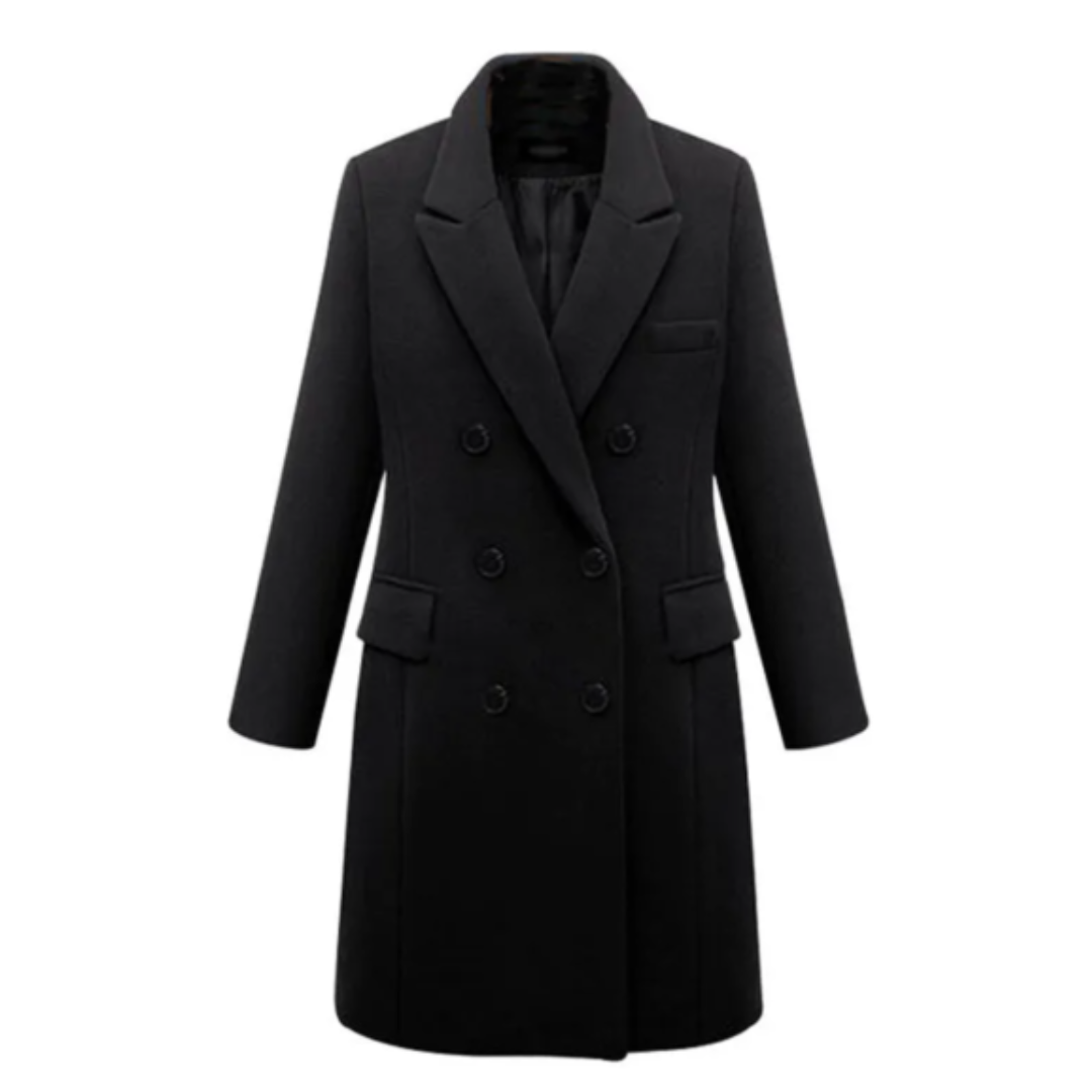 Womens Wool Winter Coat Classic Fit