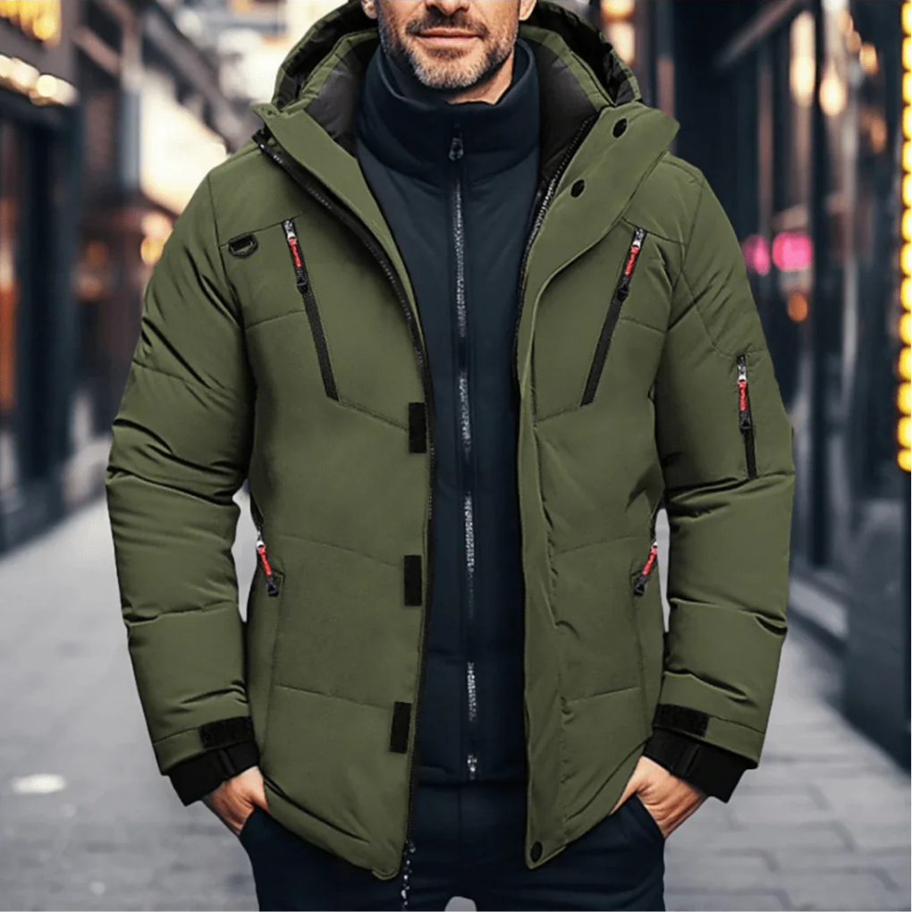 Mens Insulated Jacket Winter Warm Fit
