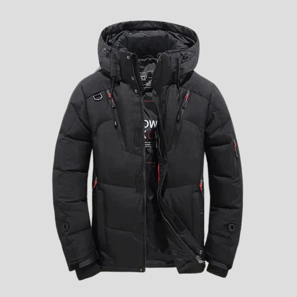 Mens Down Jacket Insulated Lightweight Elegant Fit - BritishMode