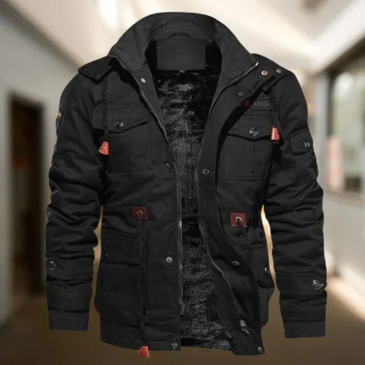 Mens Hoodie Jacket Rugged Durable Fit - BritishMode