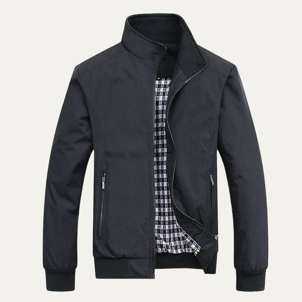 Mens Bomber Jacket Casual Slim Fit - BritishMode