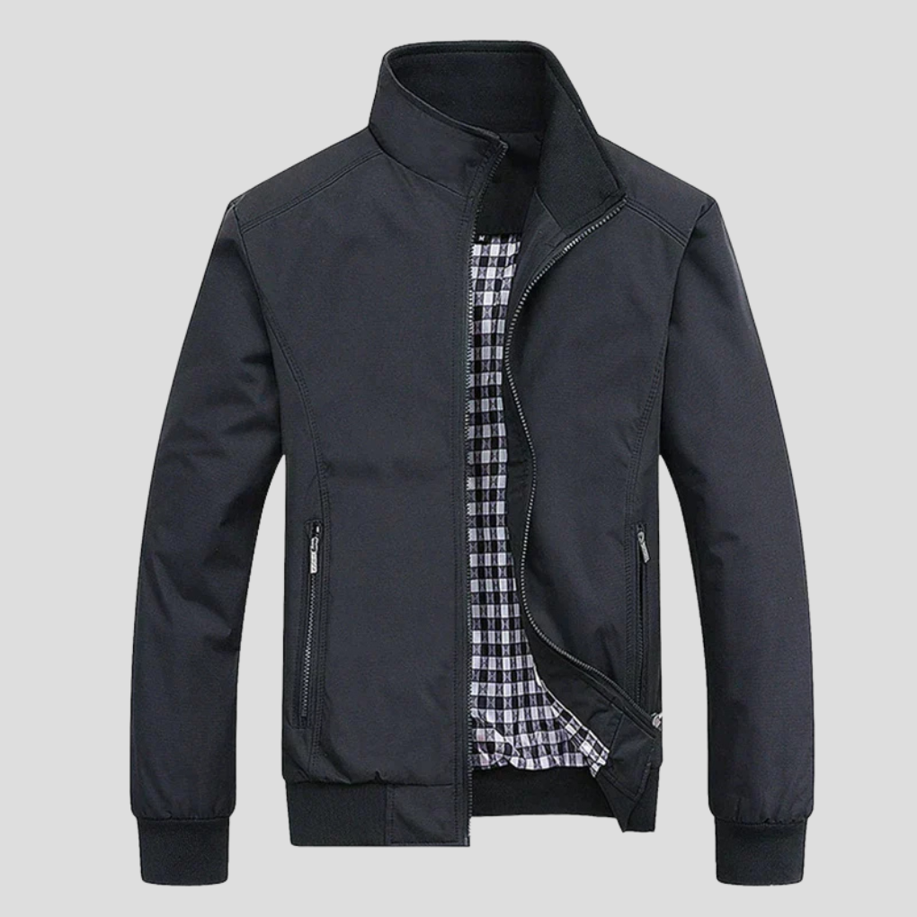 Mens Jacket Wind-Resistant Lightweight Fit - BritishMode