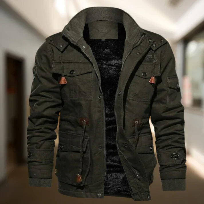 Mens Hoodie Jacket Rugged Durable Fit