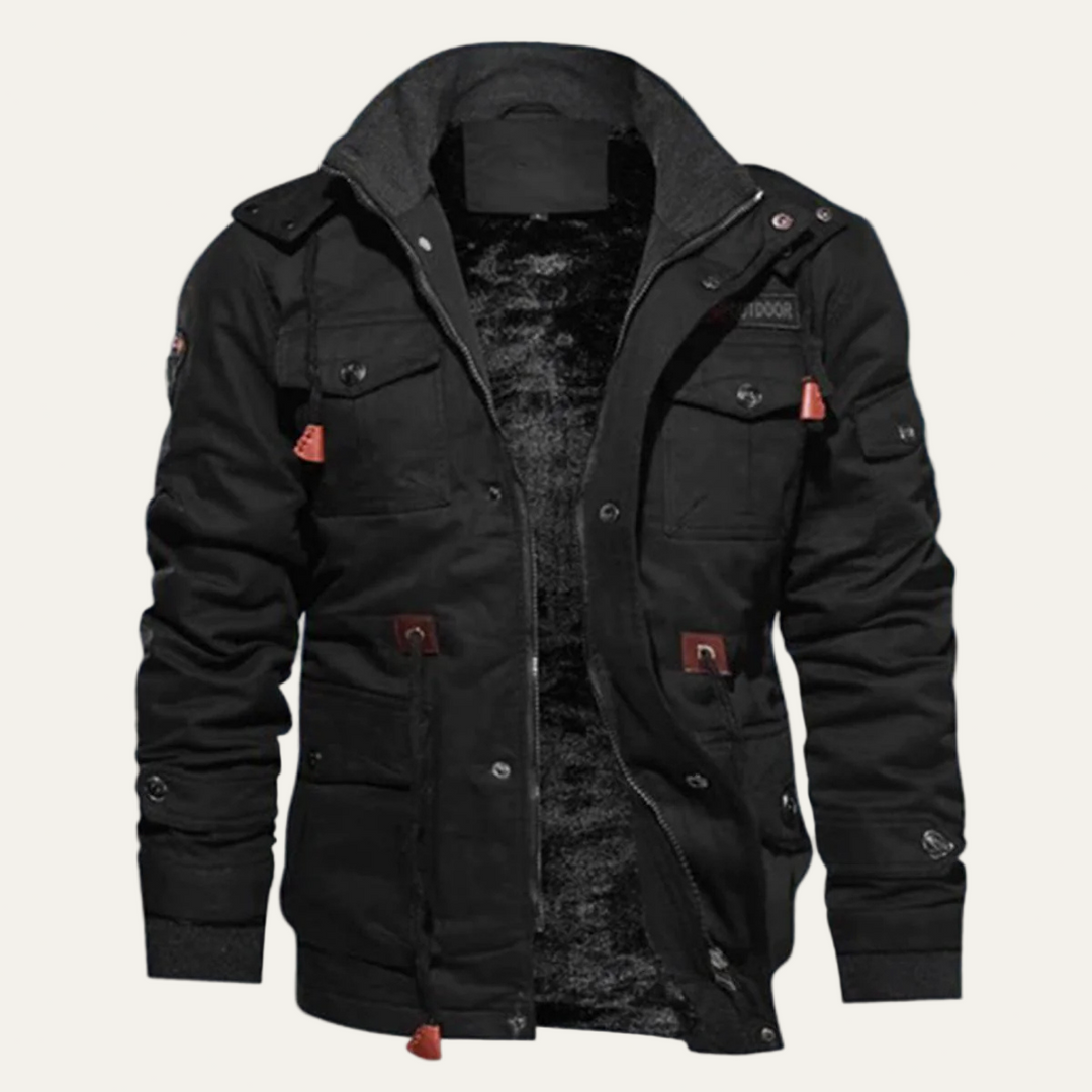 Mens Tactical Winter Jacket Heavy Duty Durable Fit