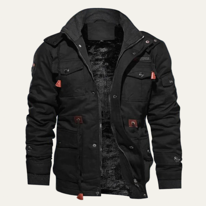 Mens Tactical Winter Jacket Heavy Duty Durable Fit