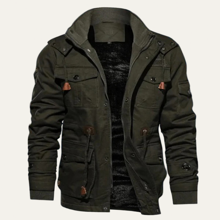 Mens Tactical Winter Jacket Heavy Duty Durable Fit