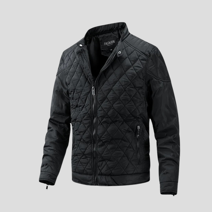 Mens Quilted Jacket Lightweight Transitional Fit - BritishMode