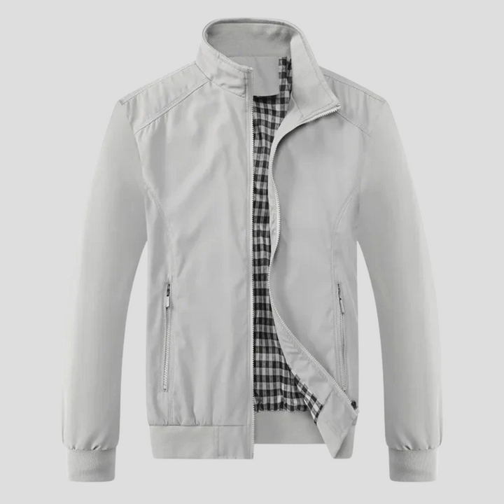 Mens Summer Jacket Wind-Resistant Lightweight Fit