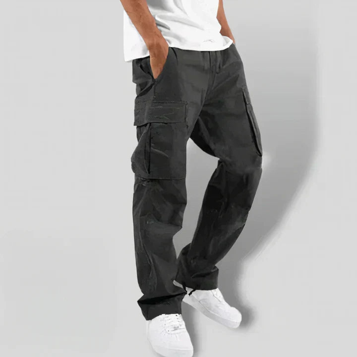Mens Cargo Pants with Design Pattern - BritishMode