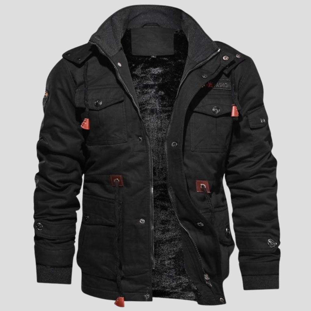 Mens Jacket Durable Insulated Windproof Fit - BritishMode