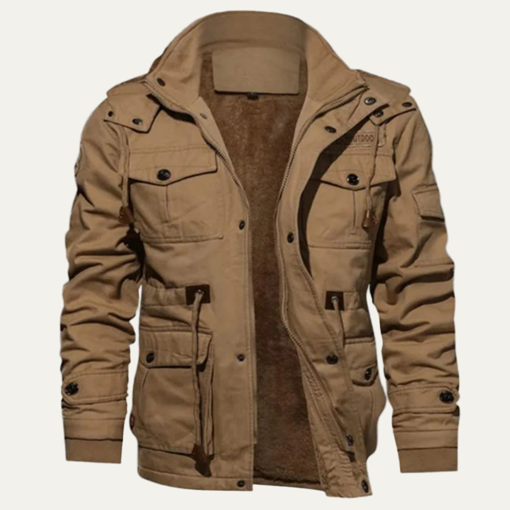 Mens Tactical Winter Jacket Heavy Duty Durable Fit - BritishMode