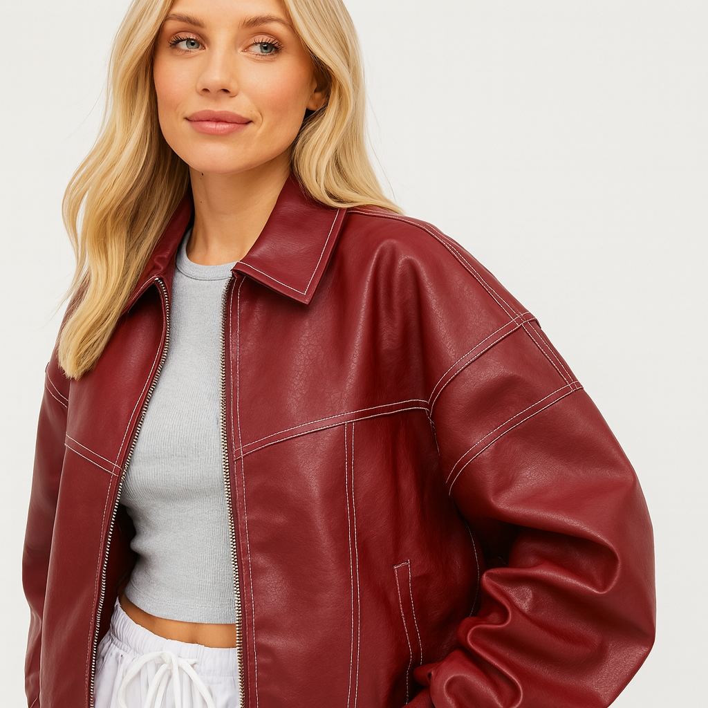 Womens Oversized Jacket Relaxed Fit - BritishMode