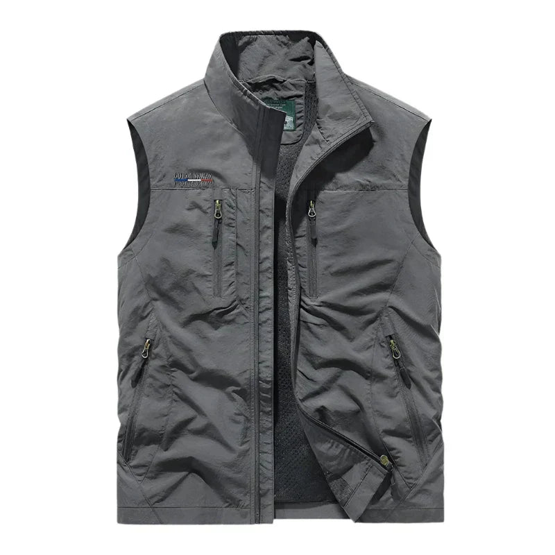 Mens Slim Fit Vest Water Resistant