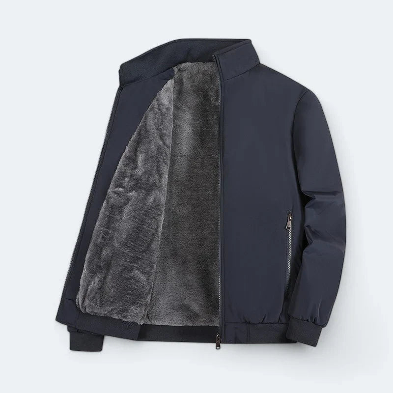 Womens Jacket with Zip Front Regular Fit - BritishMode