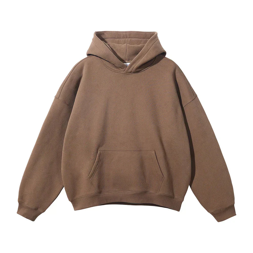 Unisex Hooded Sweatshirt Soft Cotton Relaxed Fit