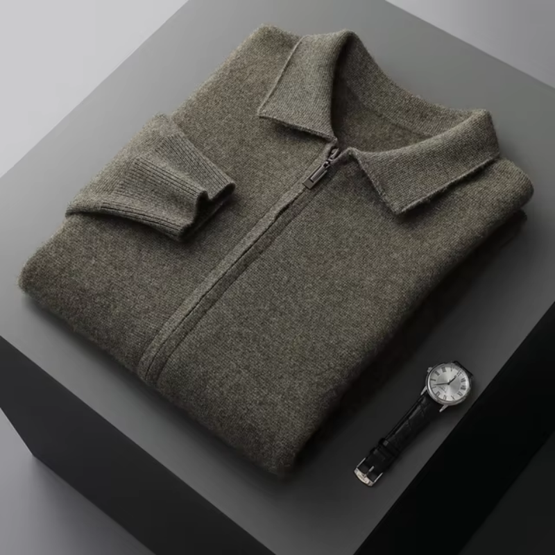 Mens Sweatshirt with Zipper Classic Fit