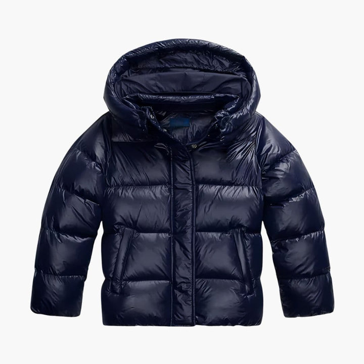Womens Hooded Puffer Jacket Insulated Warm Fit - BritishMode