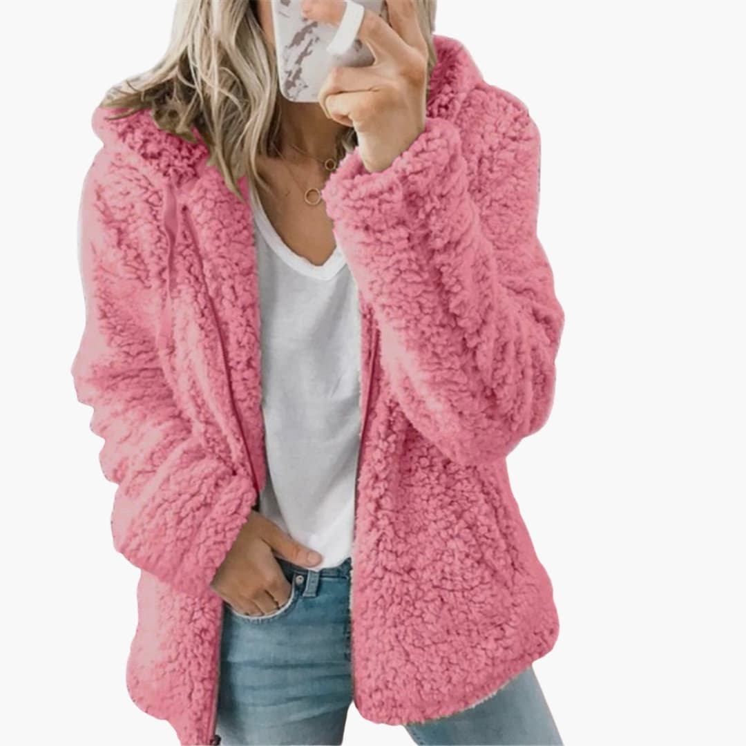 Womens Open Front Hoodie Lightweight Relaxed Fit - BritishMode