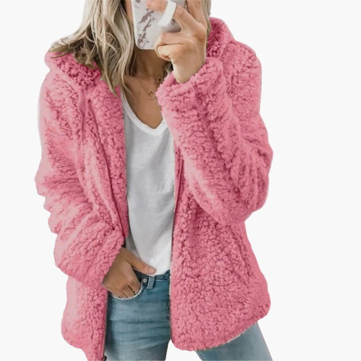Womens Open Front Hoodie Lightweight Relaxed Fit - BritishMode